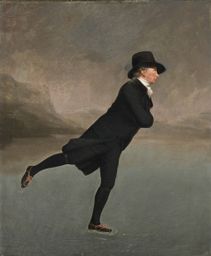 Sir Henry Raeburn, Reverend Robert Walker (1755 - 1808), Skating on Duddingston Loch, about 1795and British Sign Language Tour | National