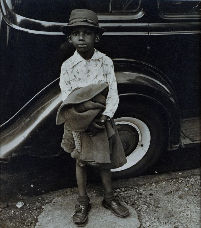 Boy and Car, New York City (Knickerbocker Village)