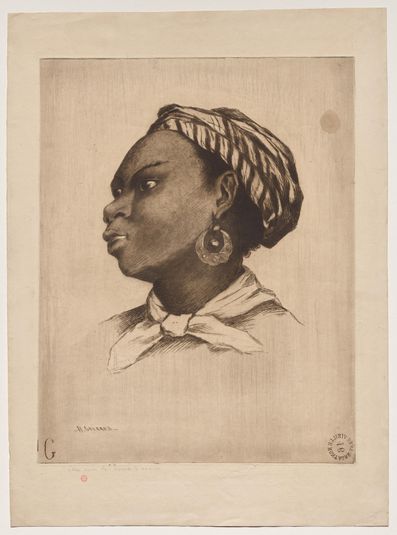 An African Woman, after Eva Gonzalès