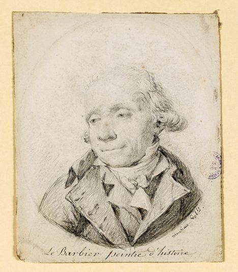 Portrait de Le Barbier, peintre d'histoire