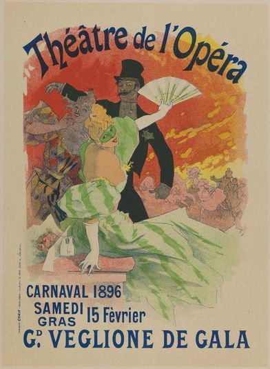 Carnaval 1896. Samedi Gras 15 février. Grand Veglione de Gala