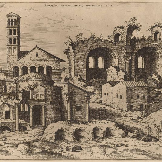 The Temple of Augustus and Faustina, the Temple of Divus Romulus, and the Basilica of Constantine
