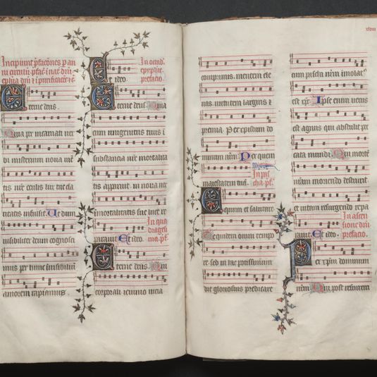 The Gotha Missal:  Fol. 58r, Text