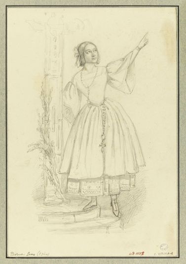 Portrait de Madame Julie-Aimée-Josèphe Van Steenkiste dite Dorus-Gras (1805 -1896) de l'Opéra