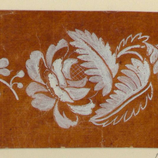 Design for Embroidered or Woven Motifs of the "Fabrique de St. Ruf"