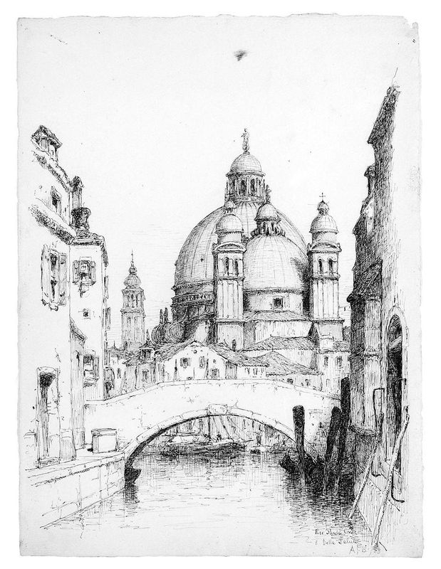 Rio Santa Croce e Santa Maria della Salute, Venice