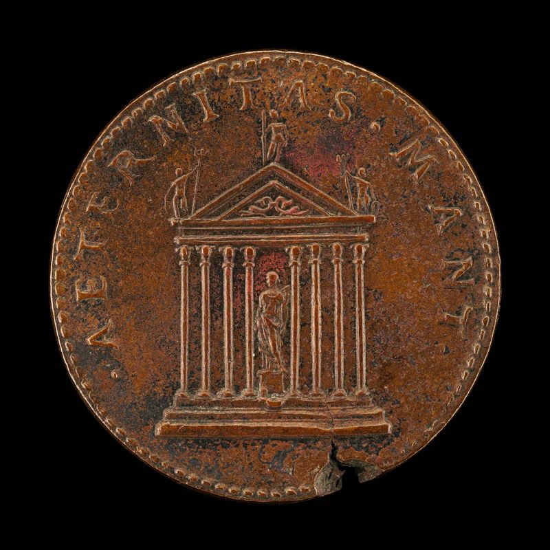 Temple with Goddess [reverse]