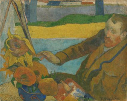 Paul Gauguin - Vincent van Gogh Painting Sunflowers Smartify Editions