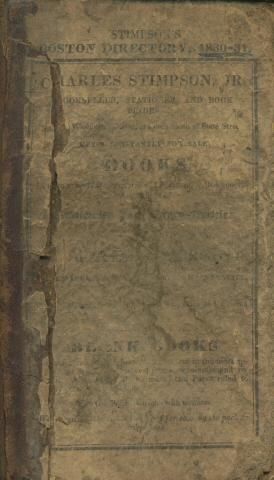 The Boston Directory 1830-1831 (59.183)