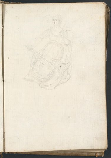 Page 3, A Lady Playing a Viol