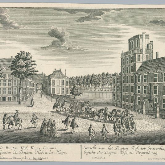 Peep-show, View of the Buyten Hof in The Hague