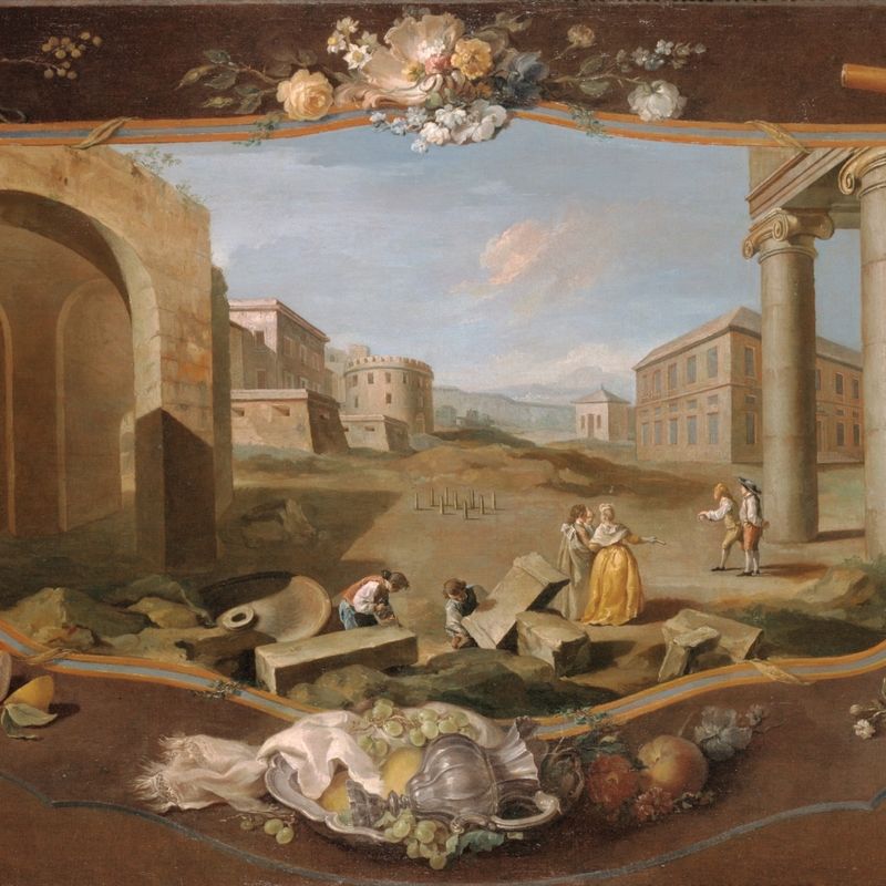 Landscape with an Architectural View