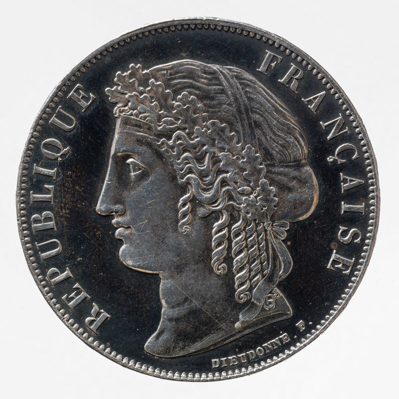Essai pour la pièce de 5 francs, 1848