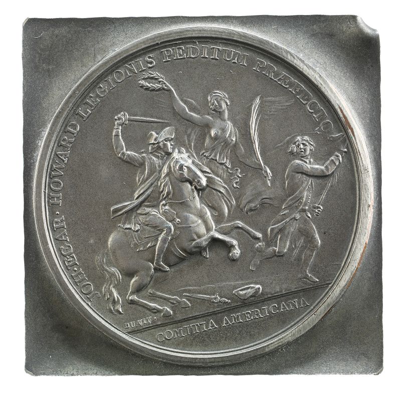 John Eager Howard at the Cowpens obverse trial strike, France, 1781 (Paris Mint)