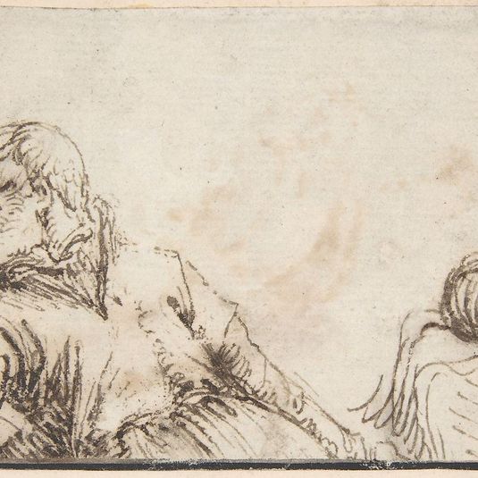 Study of a Youth with his Head Turned to the Left and Leaning on his Right Elbow
