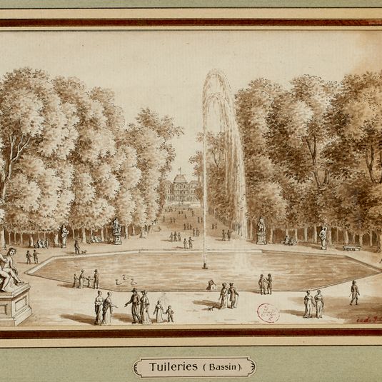 Bassin des Tuileries, 1812