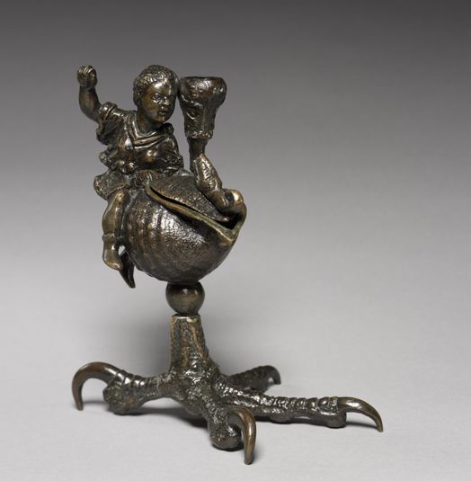 Inkwell and Candlestick with the Infant Hercules Killing the Serpents