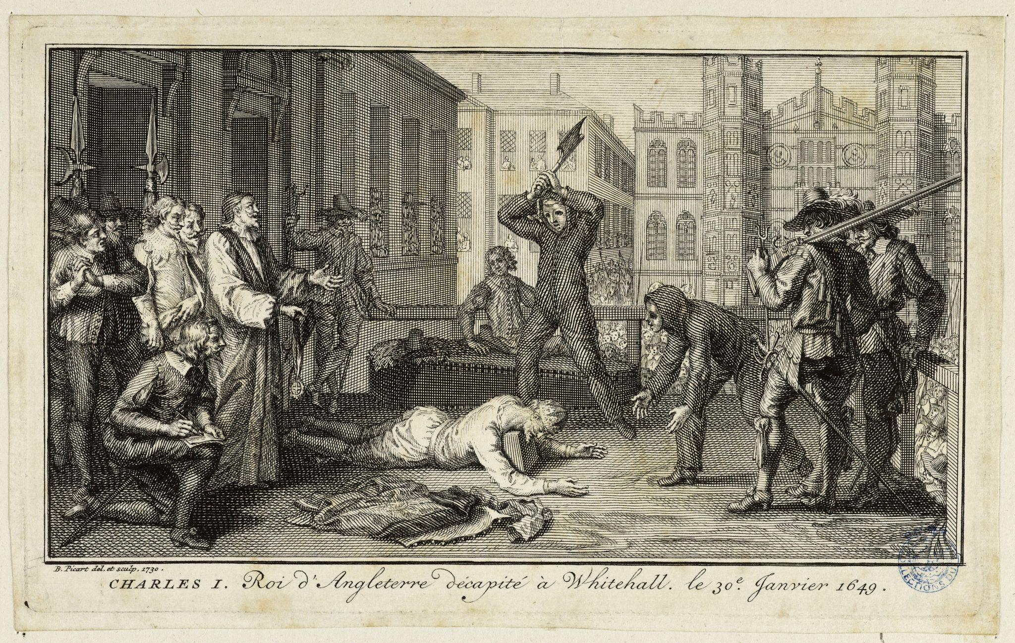 Charles I Roi d'Angleterre décapité