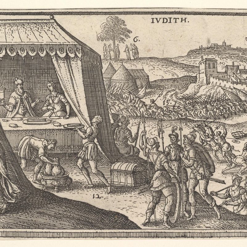 Judith, illustration to Hendrik Jansen van Barrefelt, called Hiel, Biblesche figuren ofte afbeeldingen...