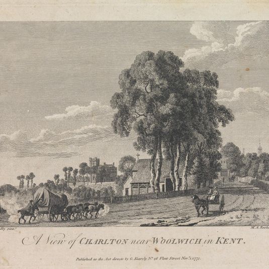 A View of Charlton near Woolwich in Kent