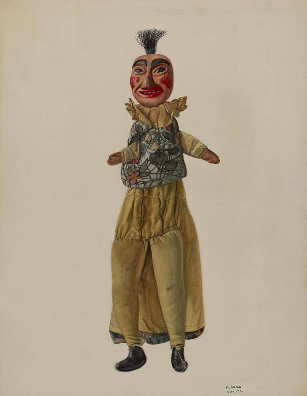 "Punch" Clown Puppet