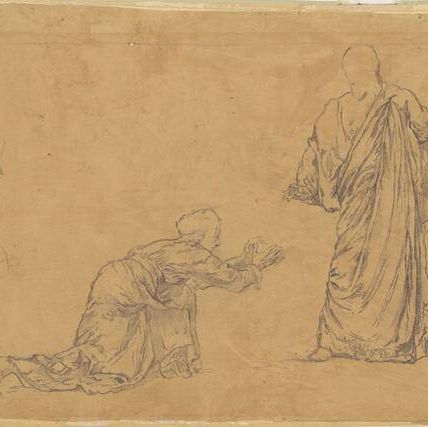 Study for "Christ Appearing to Mary"