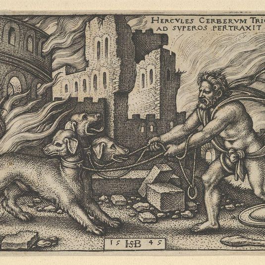 Hercules Capturing Cerberus from The Labors of Hercules