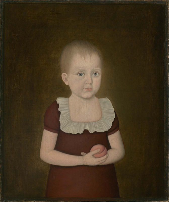 Child with a Peach