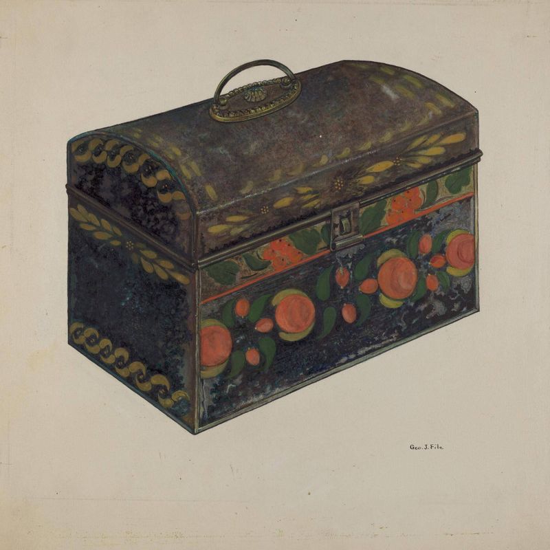Tin Oblong Box