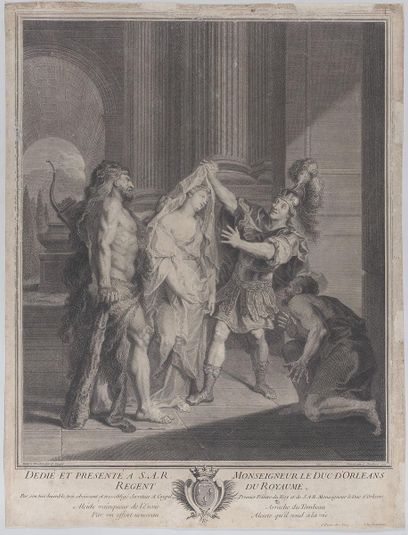 Hercules bringing Alcestis back to her husband Admetus