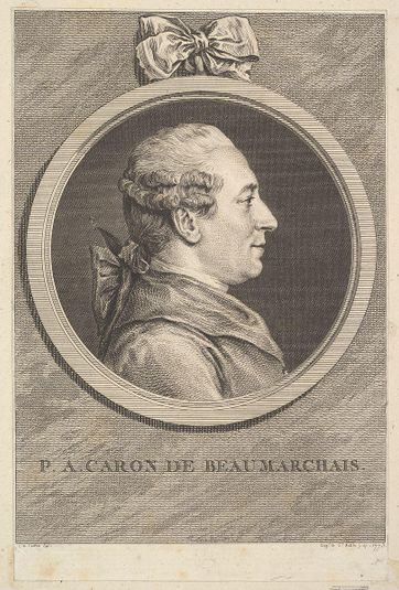 Portrait of P. A. Caron de Beaumarchais
