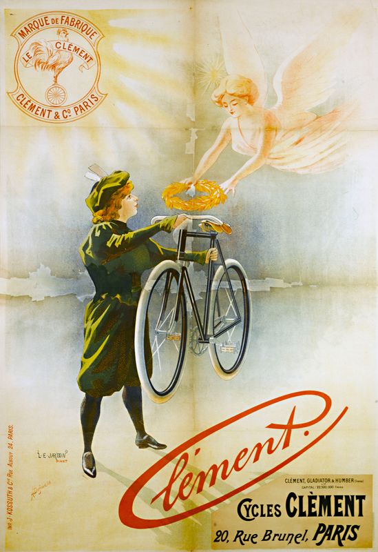 Clément./ CLEMENT, GLADIATOR & HUMBER (France)/ Ltd/ CAPITAL: 22.500.000 Francs/ CYCLES CLEMENT/ 20, Rue Brunel, PARIS