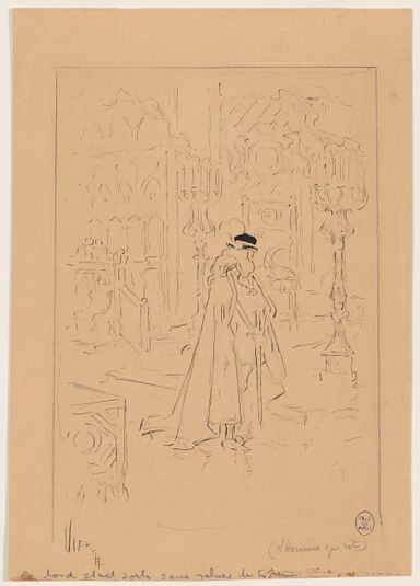 Illustration pour "L'homme qui rit" de Victor Hugo : "Ce lord était sorti sans saluer le trône."