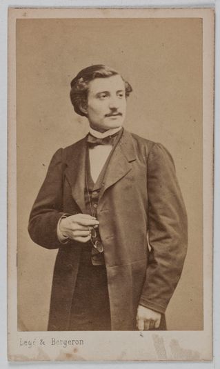 Portrait de Lissagaray Prosper Olivier, (1839-1901), (journaliste, historien de la Commune, enfui à Londres)