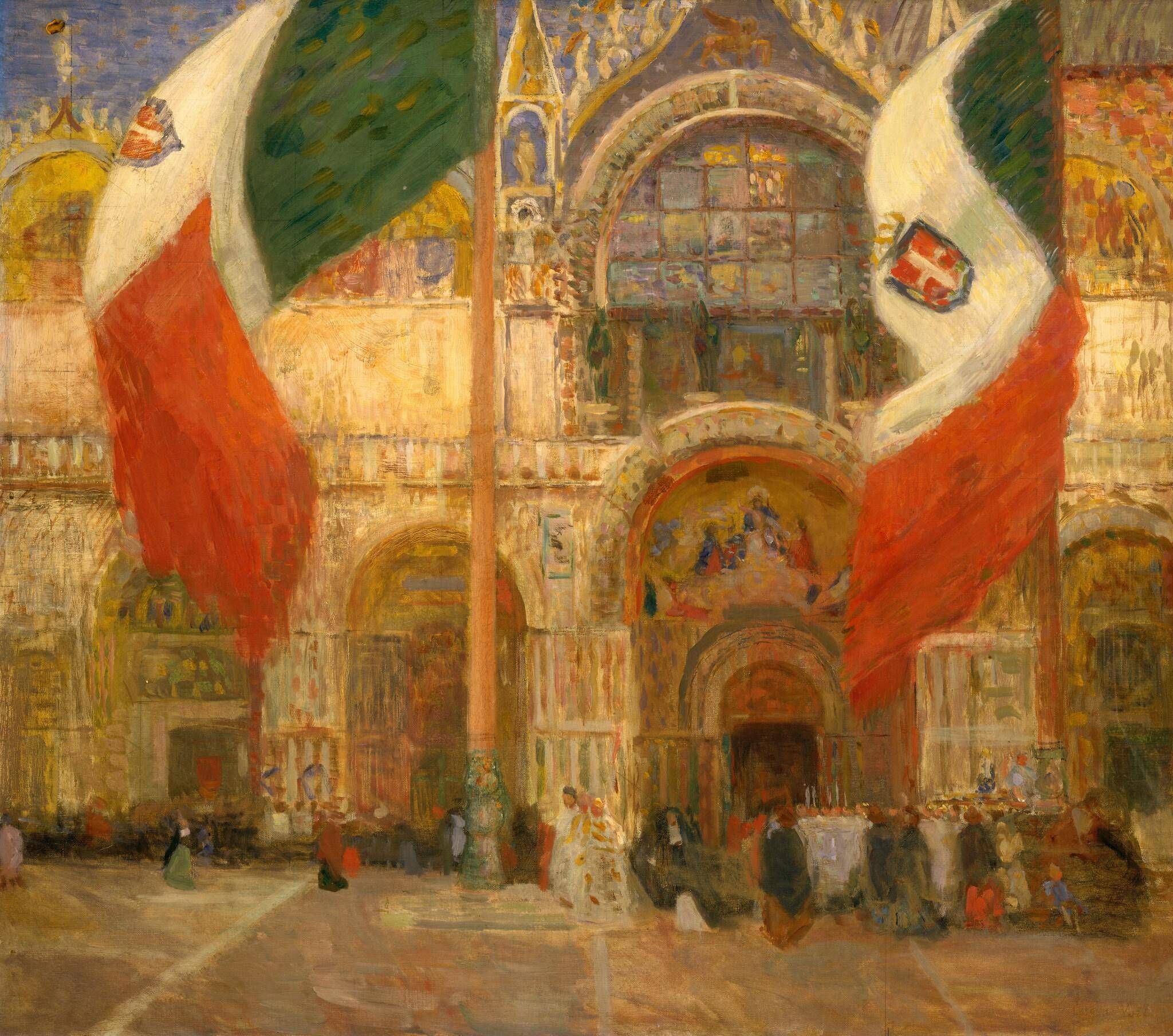 The Flags, Saint Mark's, Venice - Fête Day