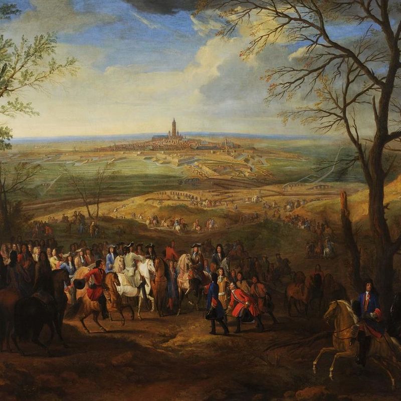 Louis XIV Accepting the Surrender of Mons in 1691