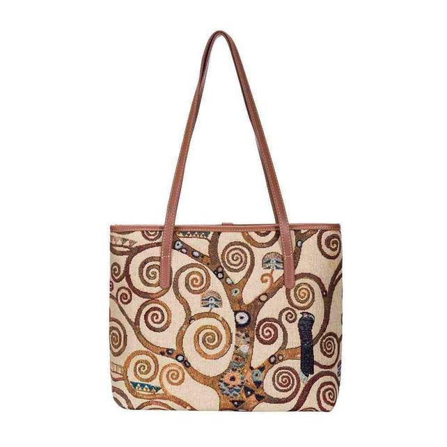Gustav Klimt Tree of Life - College Bag Signare Tapestry