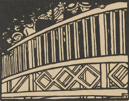 Félix Vallotton - The Moving Walkway (Le trottoir roulant) from the series L'Exposition Universelle Smartify Editions