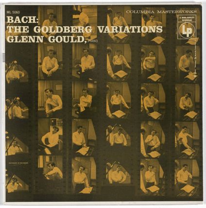 Album cover for Glenn Gould performing Bach: The Goldberg Variations