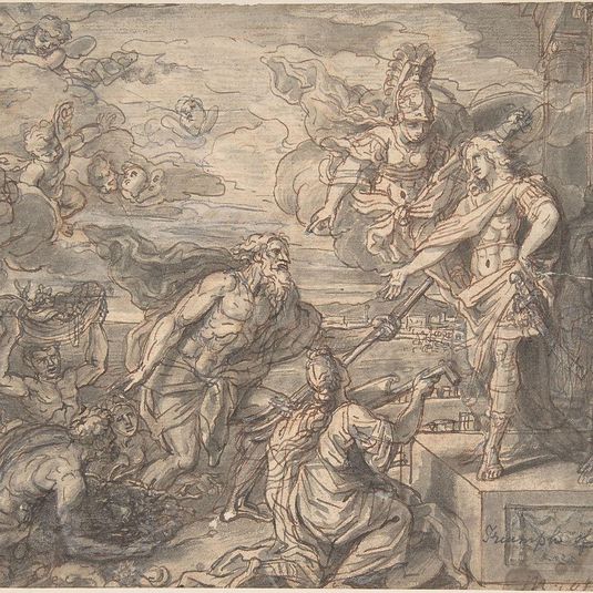 Neptune and other Marine Deities Paying Homage to Louis XIV