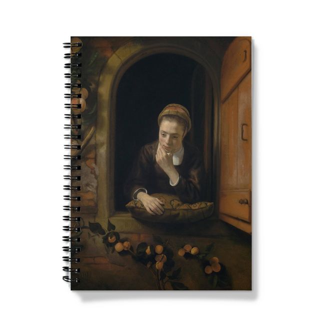 Girl at a Window, known as ‘The Daydreamer’, Nicolaes Maes Notebook Smartify Essentials