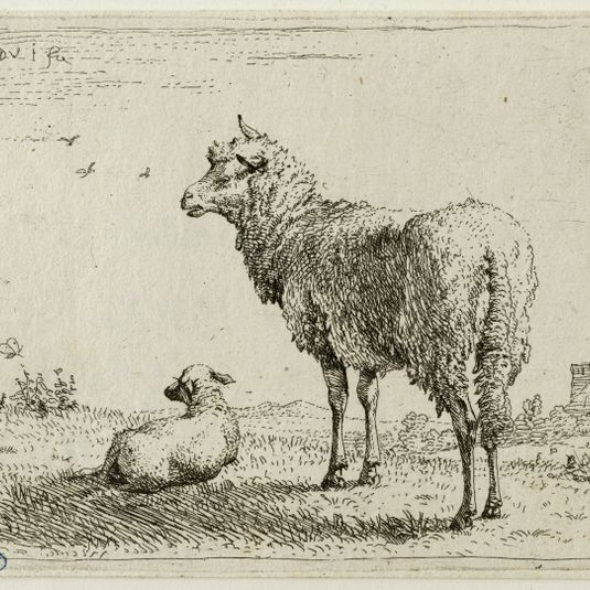 La Brebis et son agnelet (Dutuit 42)