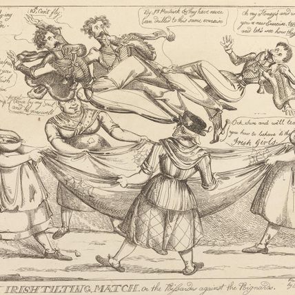 An Irish Tilting Match, or the Poissardes against the Poignards