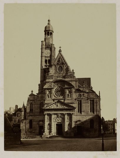 L'église Saint-Etienne-du-Mont, place Sainte-Geneviève, 5ème arrondissement, Paris.
