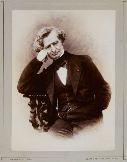 Portrait d'Hector Berlioz (1803-1869), compositeur.