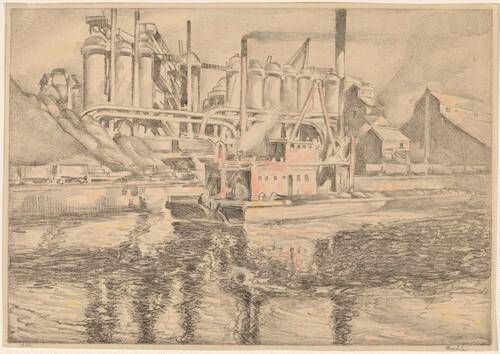Republic Steel on the Cuyahoga River