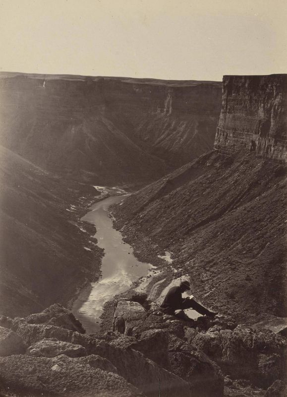 Grand Canyon of the Colorado River, Mouth of Kanab Wash, Looking West
