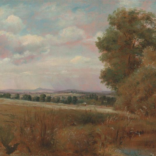Landscape at Hampstead, with Harrow in the Distance