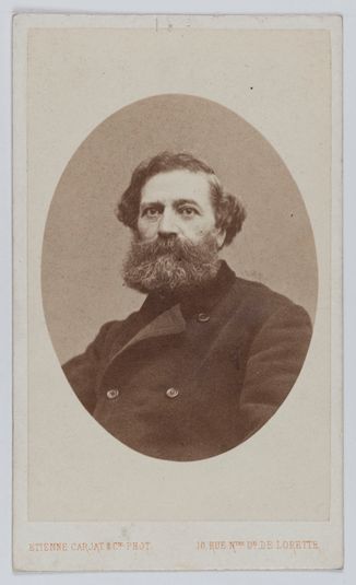 Portrait de Félix Pyat (1810-1889), avocat, écrivain, député, journaliste et membre de la Commune en 1871.