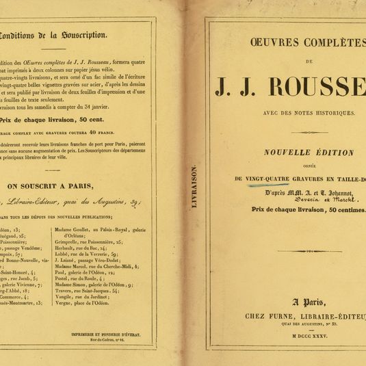 Œuvres complètes /de / J. J. Rousseau [...]